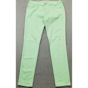Vigoss The Jagger Jeans Womens 28 Green Denim 5-Pocket Design Stretch Skinny Leg